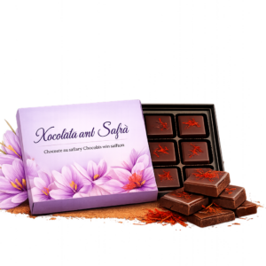 Bombons de xocolata amb safrà 68 unitats 1,180 kg àprox.
